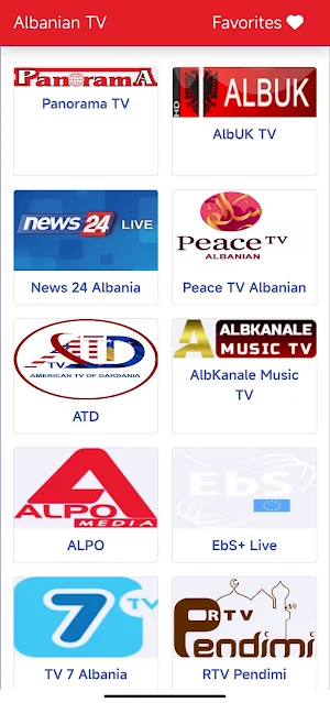 Albanian TV Screenshot 0