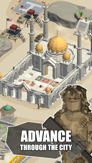 Idle Warzone 3d: Military Game - Army Tycoon Screenshot 3