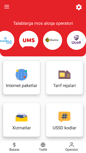 Mobil yordam (Uzmobile, Mobiuz, Ucell, Beeline) Screenshot 1