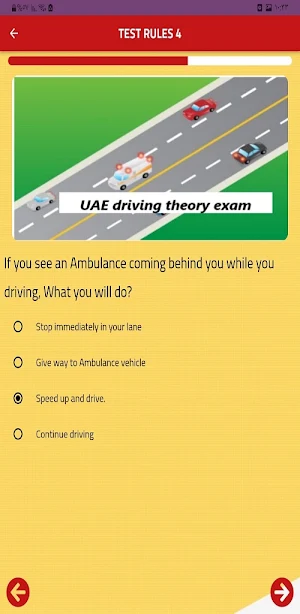 Sharjah Driving Theory Test Screenshot 2