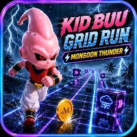 Kid Buu Grid Run: Monsoon
