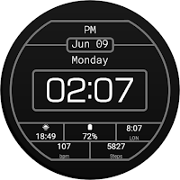 Key WF81 Digital Watch Face