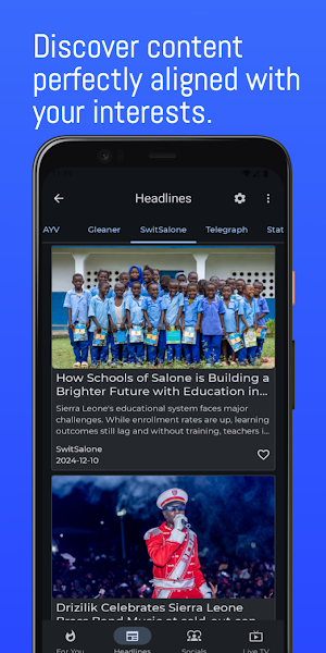 Sierra Digest: African News Screenshot 2