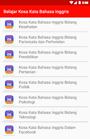 Belajar Kosa Kata Bahasa Inggris Screenshot 3