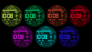 Sci-Fi Digital Pro Watch Face Screenshot 3