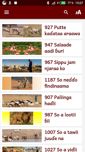 Fulfulde proverbes avec audio vol.4 Screenshot 0