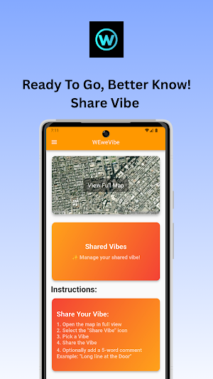 WEweVibe Map-Find Friends Vibe Screenshot 0