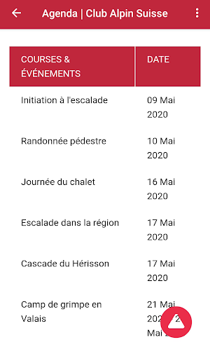 CAS La Chaux-de-Fonds Screenshot 2
