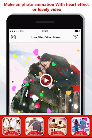 Love Photo Effect Video Maker : Photo Slideshow Screenshot 0