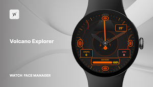 Volcano Explorer - watch face Screenshot 0