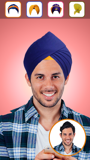Punjabi Turbans Photo Editor Screenshot 0