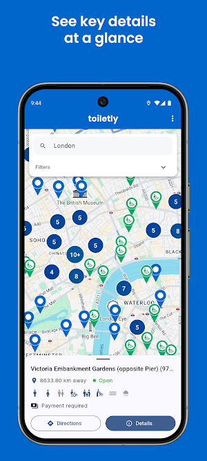 Toiletly: Find Nearby Toilets Screenshot 2