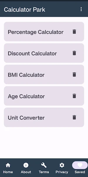 Calculator Park Screenshot 2