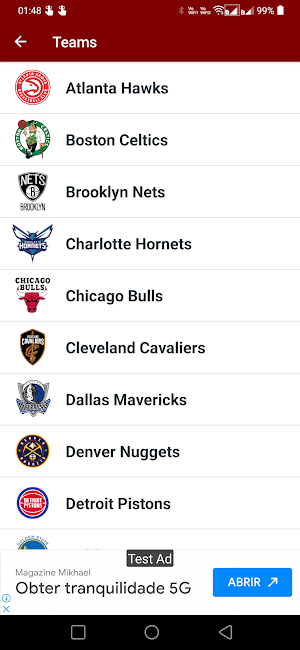 NBA 2024 Games Schedule Scores Screenshot 3