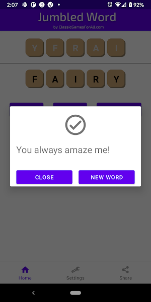 Jumbled Word Screenshot 1