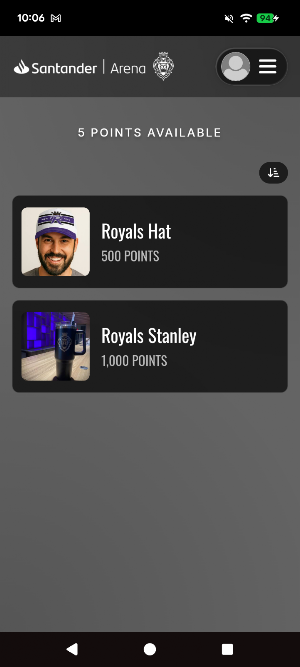 Santander Arena & Royals Screenshot 3