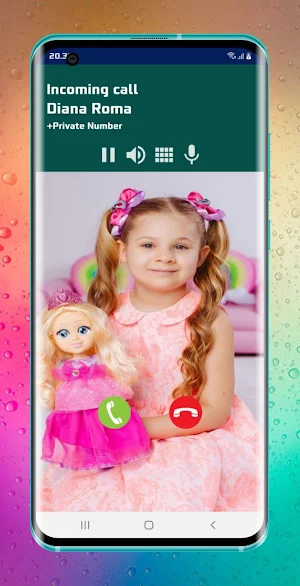 Diana and roma fake video call Screenshot 2