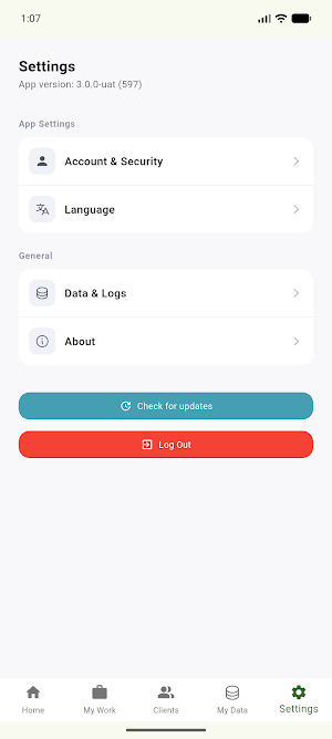 DISCO Mobile Operations Screenshot 1
