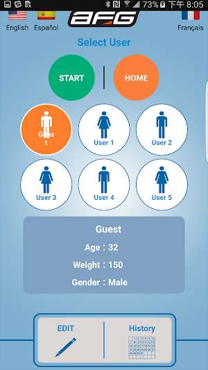 AFG Pro Fitness Screenshot 1