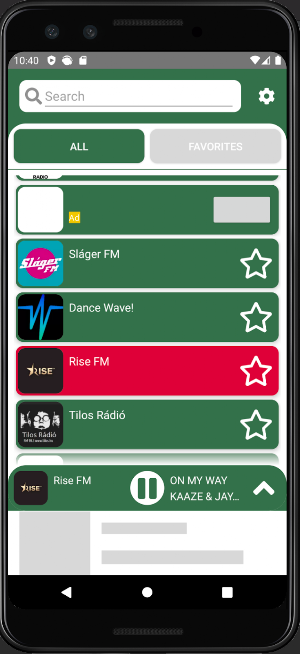 Hungary Radio – Hungarian AM & FM Radio Tuner Screenshot 3