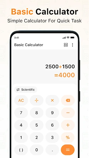 Simple Calculator & Home Screenshot 0