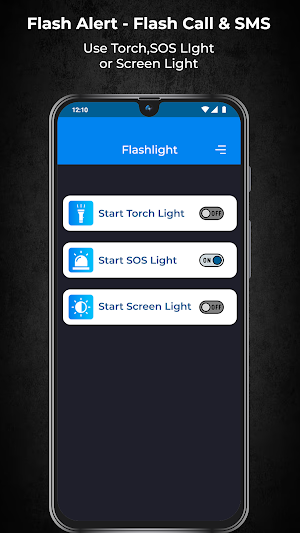Flash Alert on Call and SMS Screenshot 2