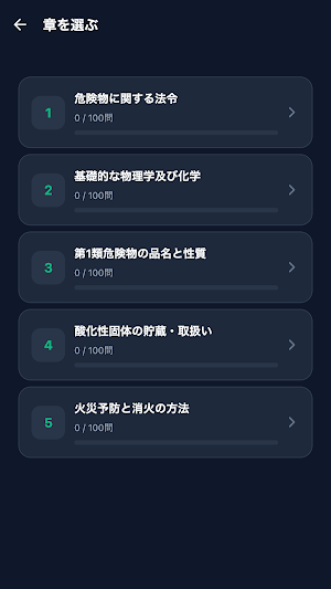 危険物取扱者乙種1類対策 Screenshot 1