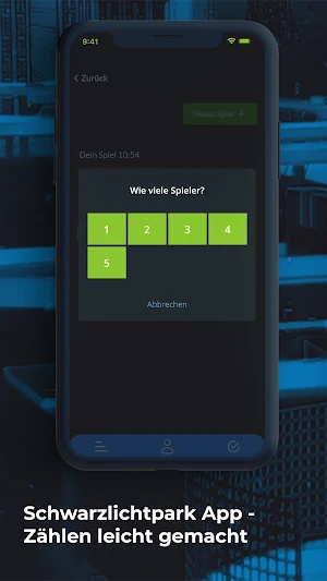 Schwarzlichtpark App Screenshot 1