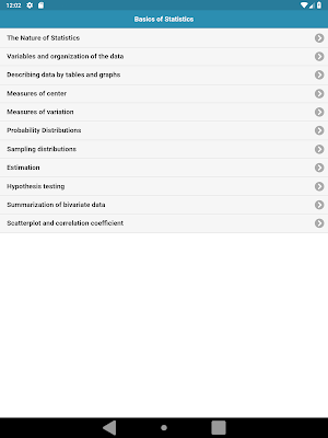Basics of Statistics Screenshot 2