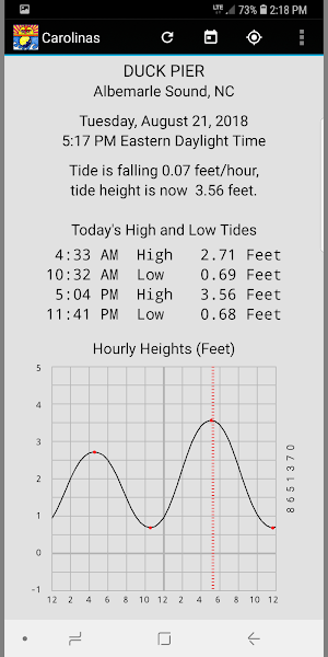 Tide Now Carolinas Screenshot 3