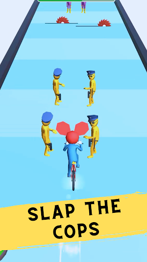 Bike Rush 3D: Slap and Run Screenshot 2