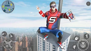 Spider Fight Rope Spider Hero Screenshot 2