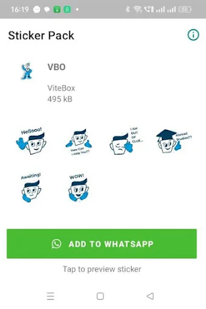 VBO Stickers Screenshot 2