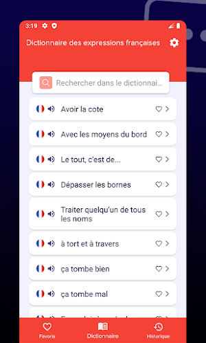 Dictionnaire d'expres francais Screenshot 1