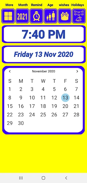 calendar 2022 Screenshot 0