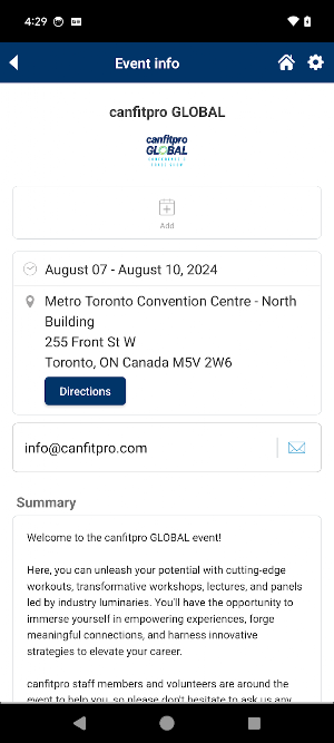 canfitpro GLOBAL Screenshot 2