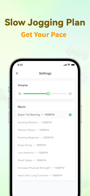 Slow Jogging Tracker &Timer Screenshot 2