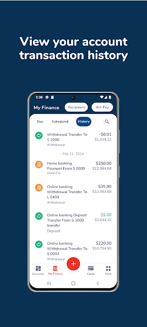 InvesTex Credit Union Mobile Screenshot 3