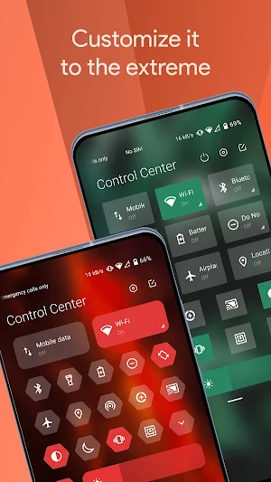 Mi Control Center: Notifications and Quick Actions Screenshot 1
