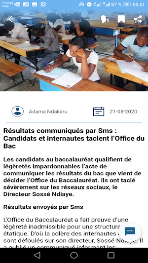 Dakar Infos Screenshot 2