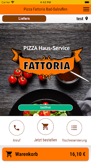 Pizza Fattoria Bad-Salzuflen Screenshot 0