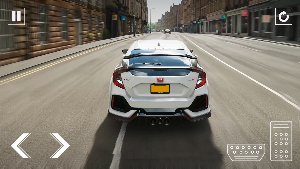 Real Honda Car Civic Parking  Screenshot 1