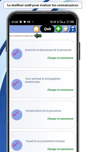 Quiz en Obstétrique Screenshot 2