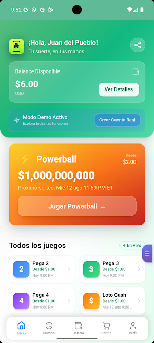 Lotería Móvil Screenshot 1