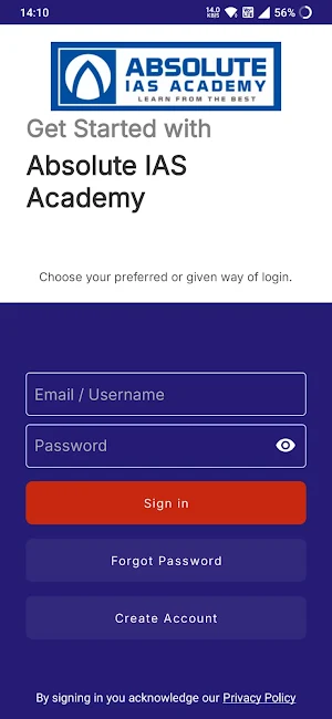 ABSOLUTE IAS ACADEMY Screenshot 1