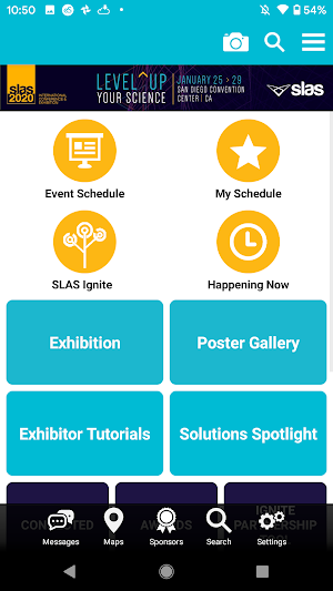 SLAS Events Screenshot 2