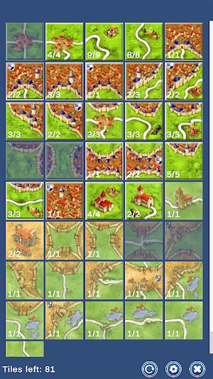 Carcassonne Tiles Counter Screenshot 1