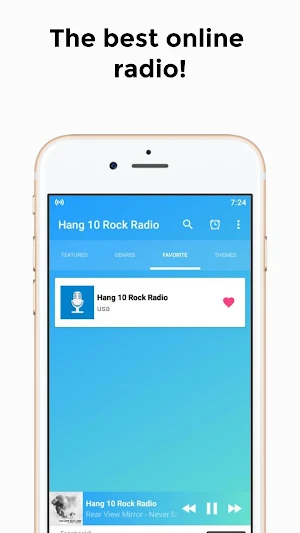 hang 10 rock radio App usa Screenshot 1