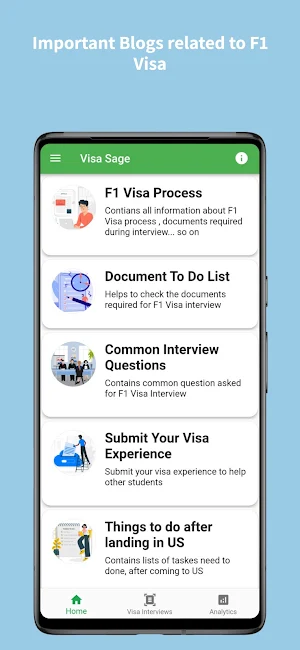 Visa Sage Screenshot 0