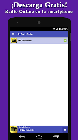 Radio HRN de Honduras - Radio Online Screenshot 1